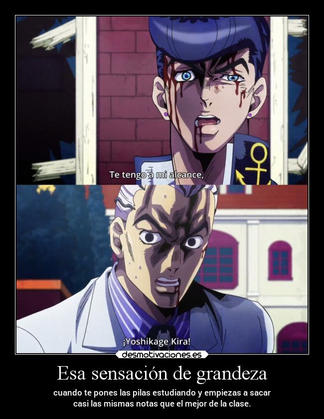 Esa sensación de grandeza -