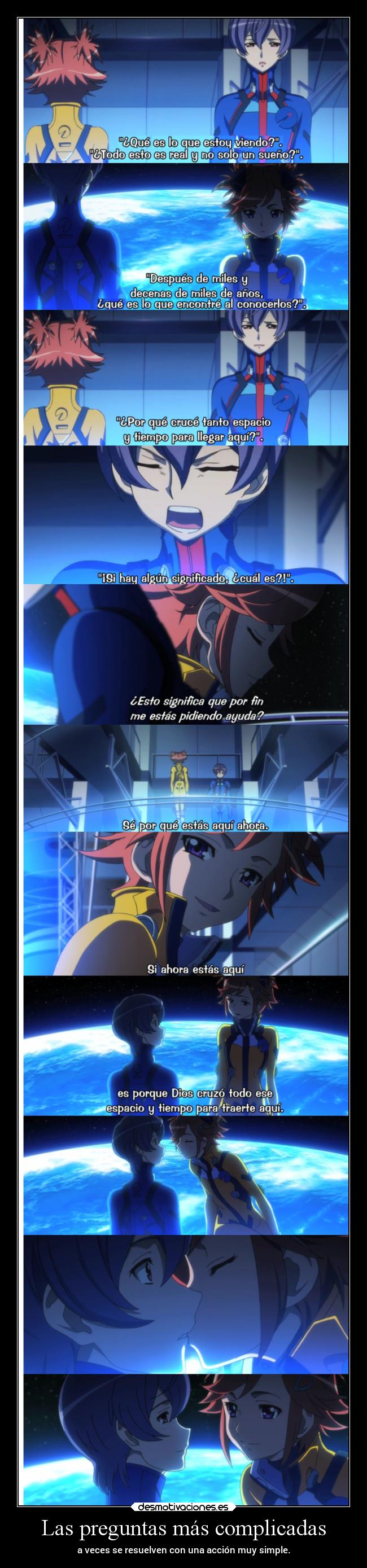 carteles anime pregunta compleja erosekai accion simple beso raptorhunters desmotivaciones