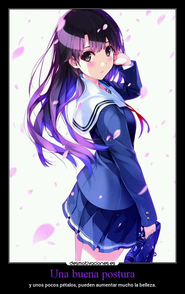 Una buena postura - y unos pocos pétalos, pueden aumentar mucho la belleza.