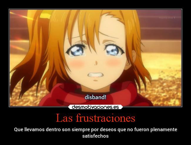 Las frustraciones -