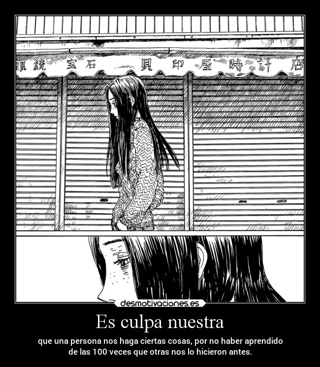 Es culpa nuestra -