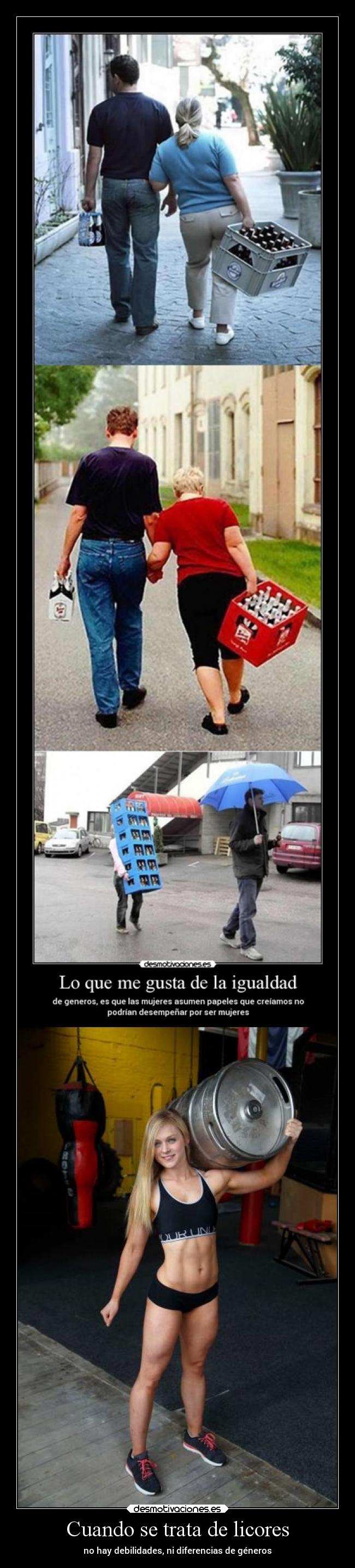 Cuando se trata de licores -