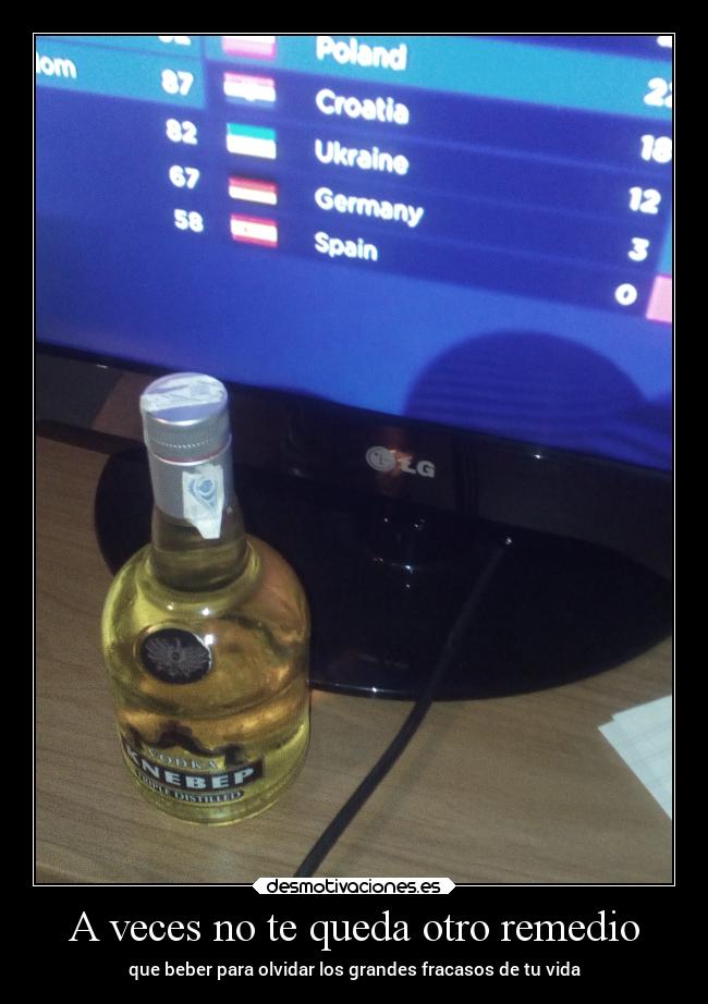 A veces no te queda otro remedio -