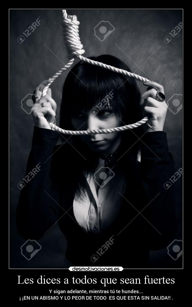 Les dices a todos que sean fuertes -