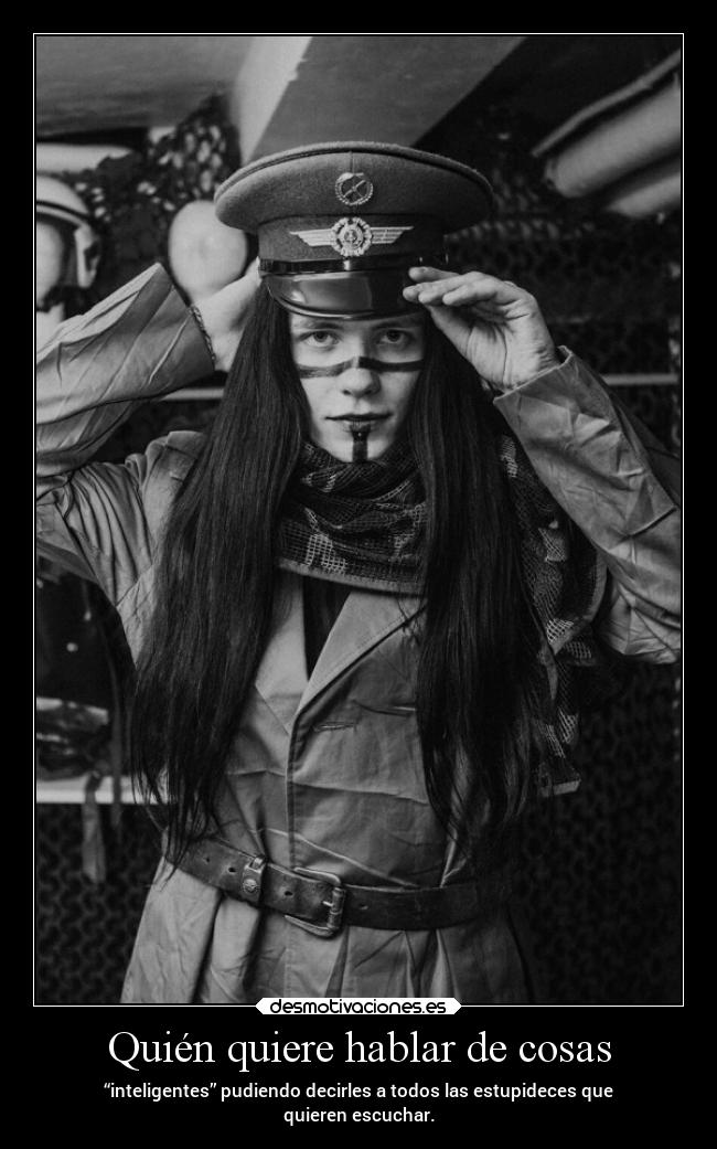 Quién quiere hablar de cosas - 