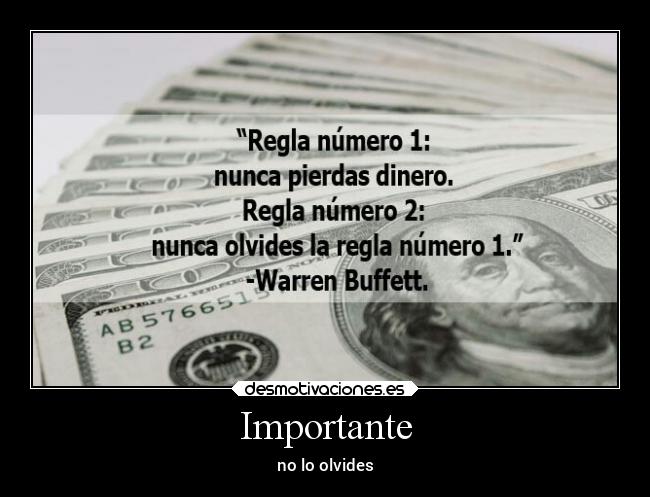 Importante - no lo olvides