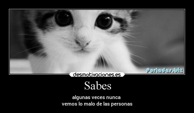 Sabes -