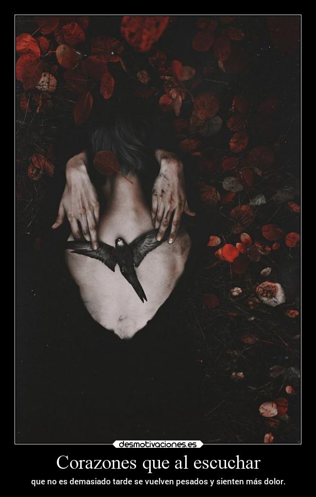 Corazones que al escuchar -