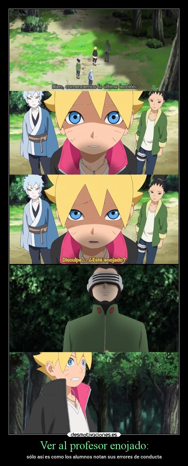 Ver al profesor enojado: - sólo así es como los alumnos notan sus errores de conducta