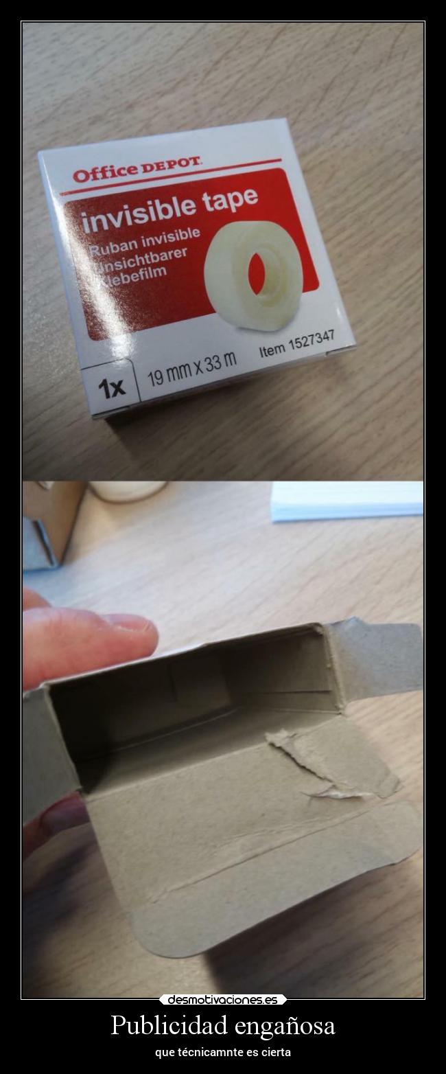 Publicidad engañosa -