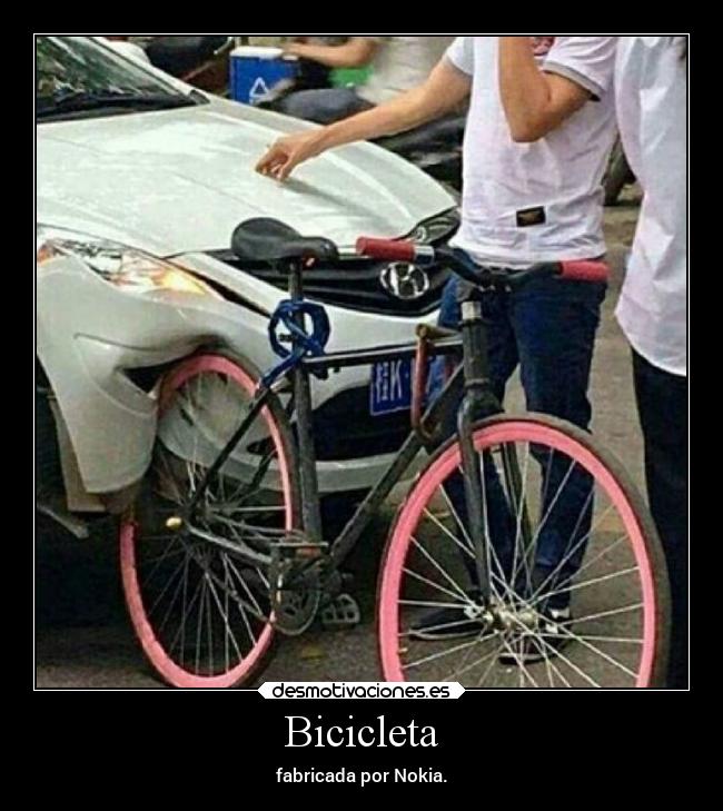 Bicicleta - fabricada por Nokia.