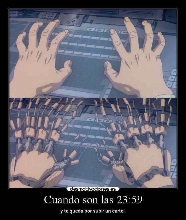 Cuando son las 23:59 -