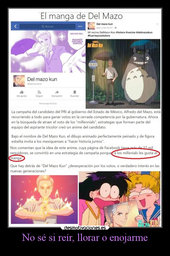 No sé si reír, llorar o enojarme - 