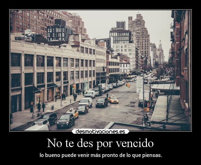 No te des por vencido - 