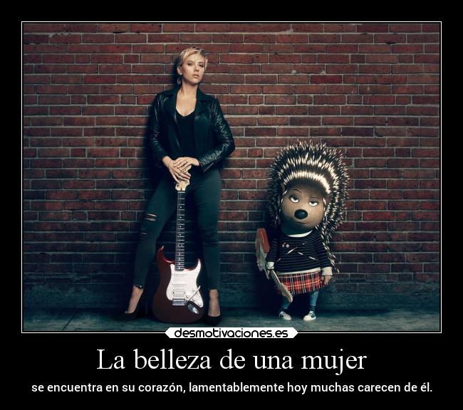 carteles mujer amor desamor desmotivaciones scarlettjohanson ash sing canta desmotivaciones