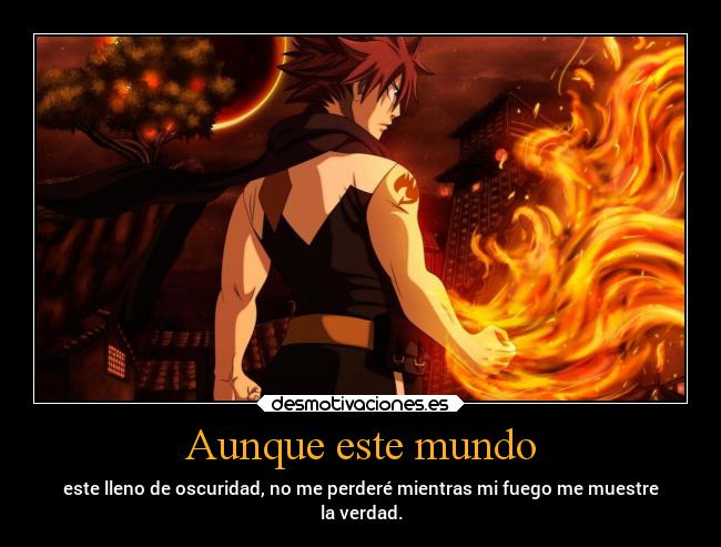 carteles mundo anime fairytail natsu danieldats desmotivaciones