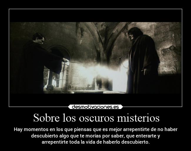 Sobre los oscuros misterios - 