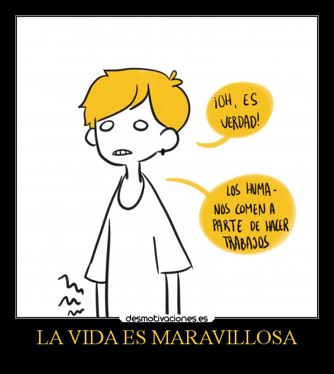 LA VIDA ES MARAVILLOSA - 