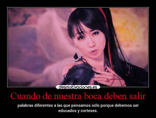 Cuando de nuestra boca deben salir - 