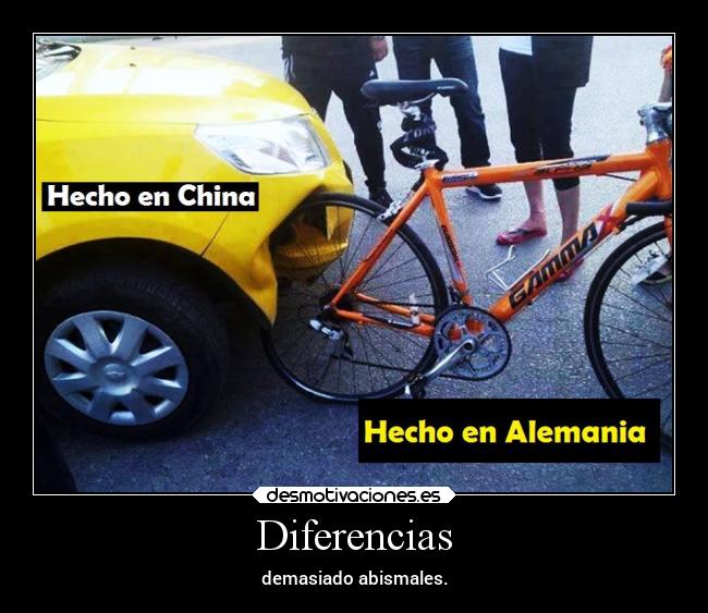 Diferencias - demasiado abismales.