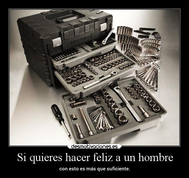 Si quieres hacer feliz a un hombre - con esto es más que suficiente.