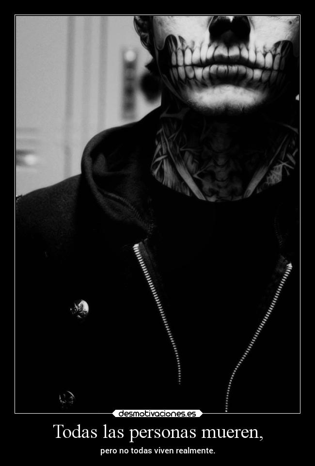 carteles vida muerte tumblr fielalrock zombie boy rick genest william ward tengohambre desmotivaciones