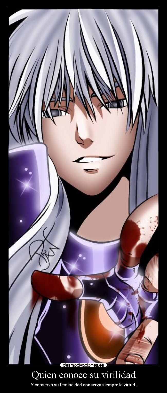 Quien conoce su virilidad -