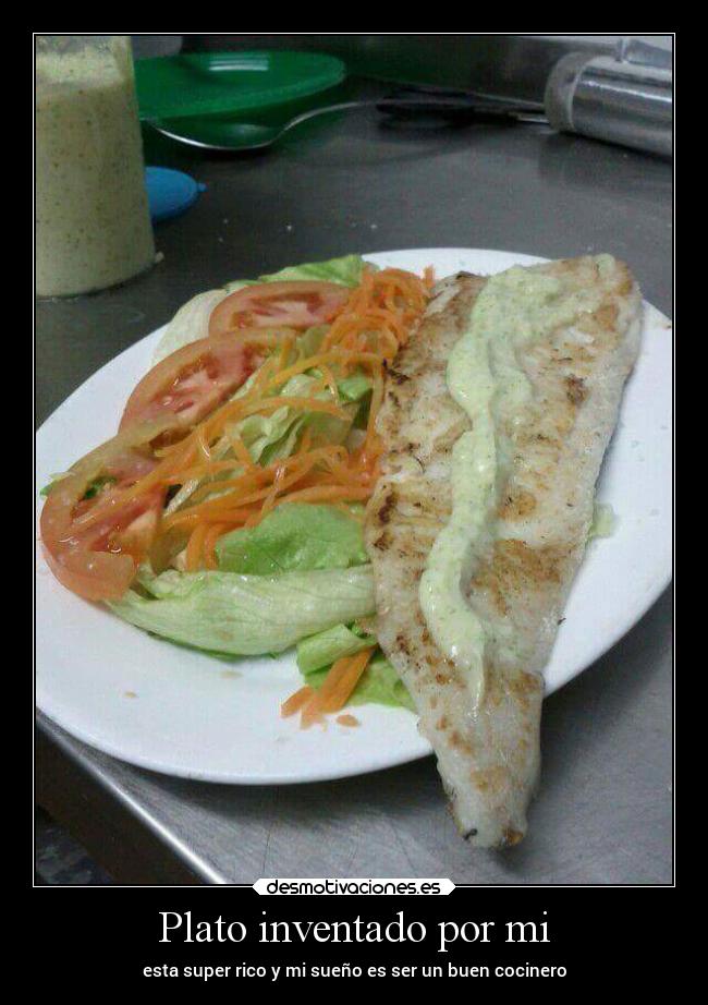 Plato inventado por mi -
