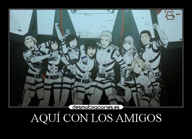 AQUÍ CON LOS AMIGOS -