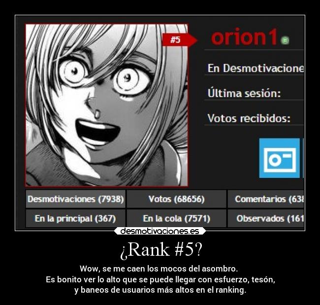 ¿Rank #5? - 