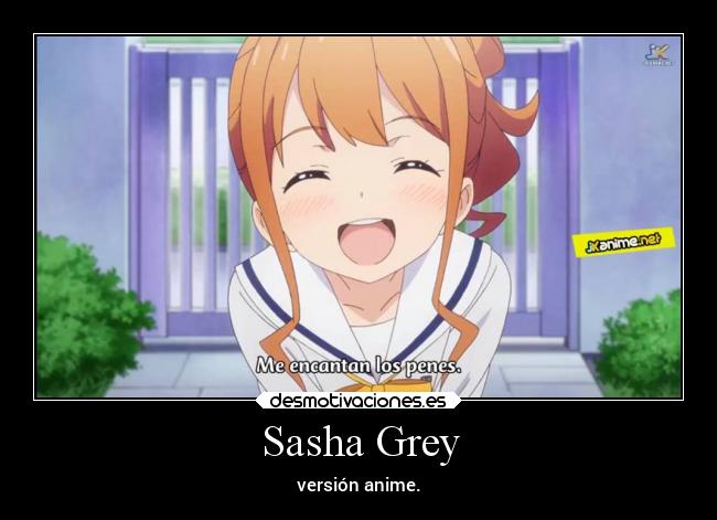 Sasha Grey - versión anime.