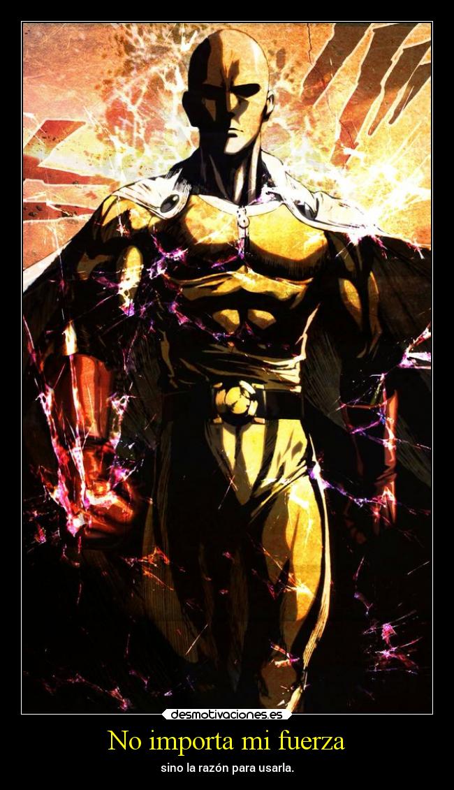 carteles anime onepu danieldats desmotivaciones