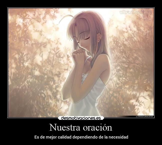 Nuestra oración -