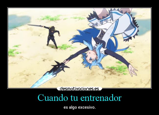 Cuando tu entrenador -