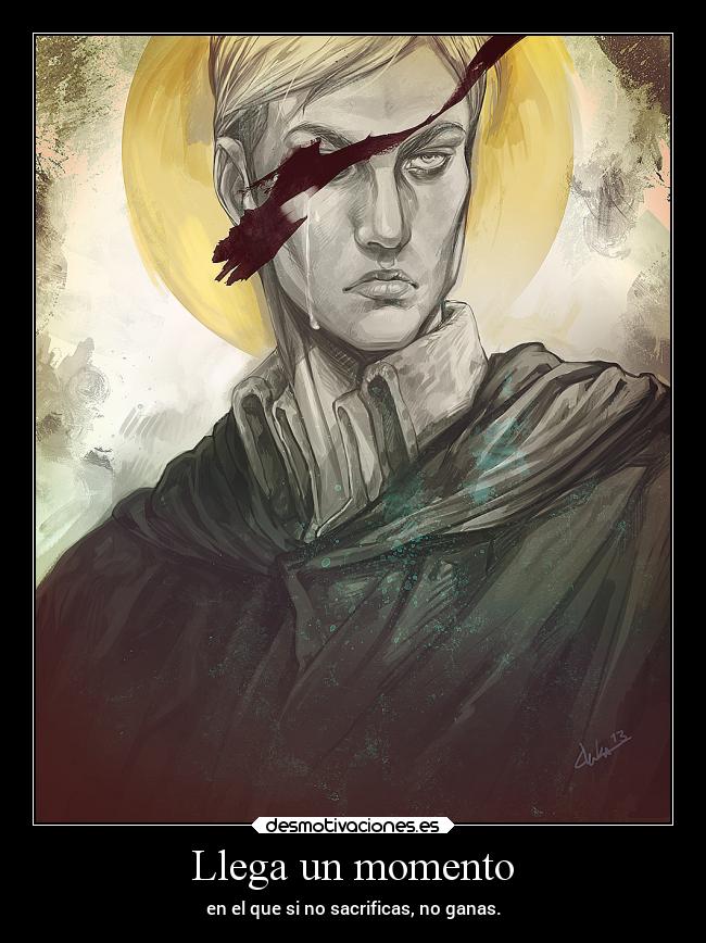 carteles anime vida mundo sacrificio erwinsmith erwin smith raptorhunters harukaze erosekai shingekinokyojin desmotivaciones