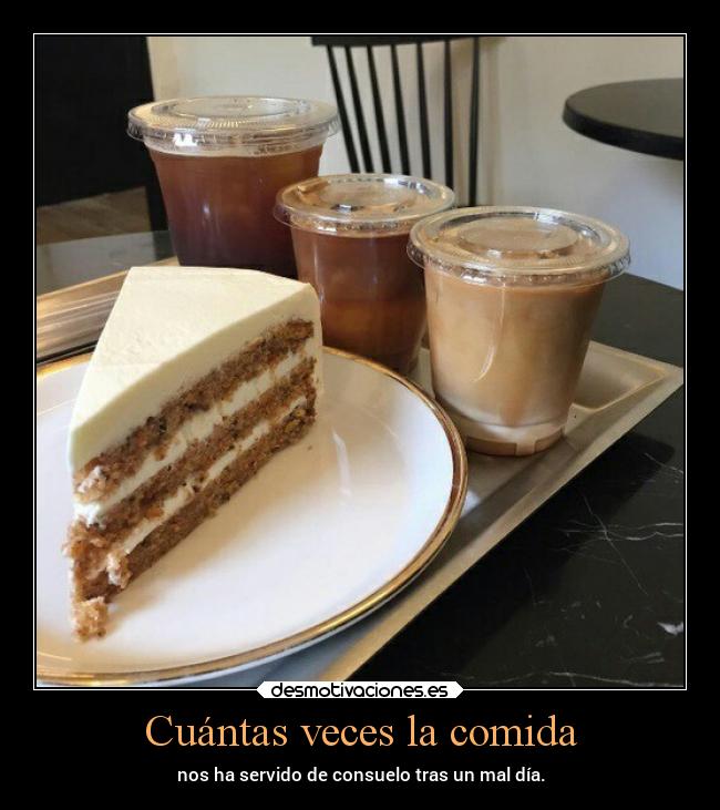 Cuántas veces la comida - 