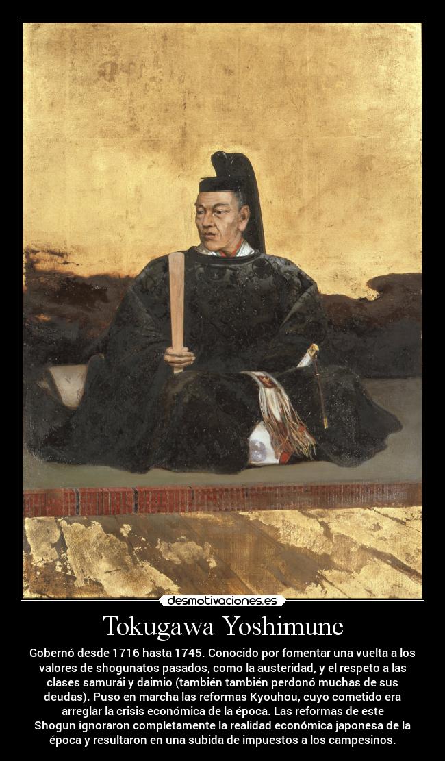 Tokugawa Yoshimune Desmotivaciones