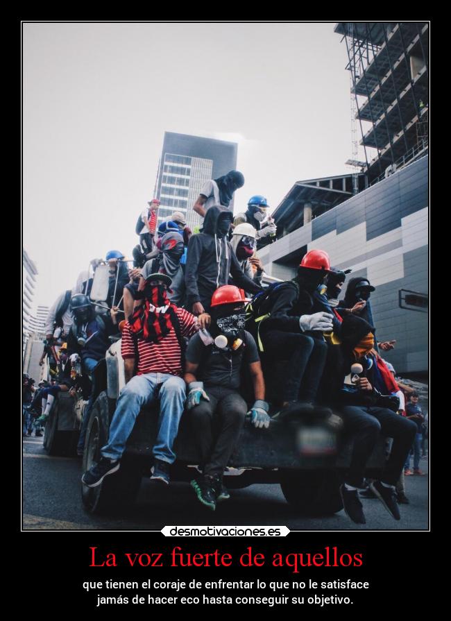 La voz fuerte de aquellos - 