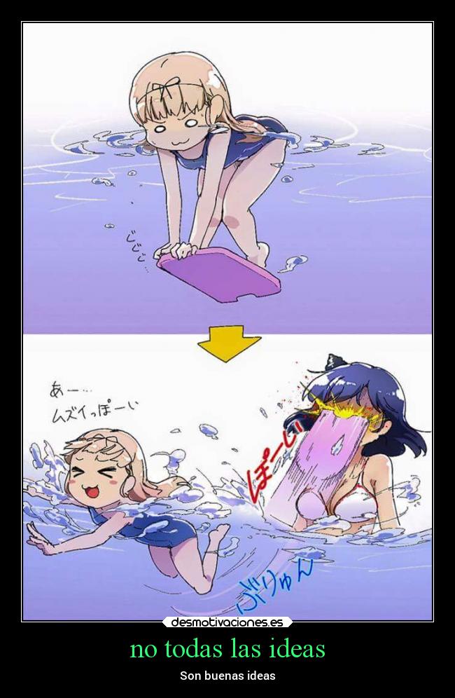 carteles ideas anime desmotivaciones