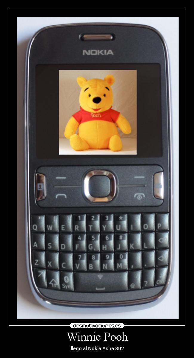 Winnie Pooh - llego al Nokia Asha 302
