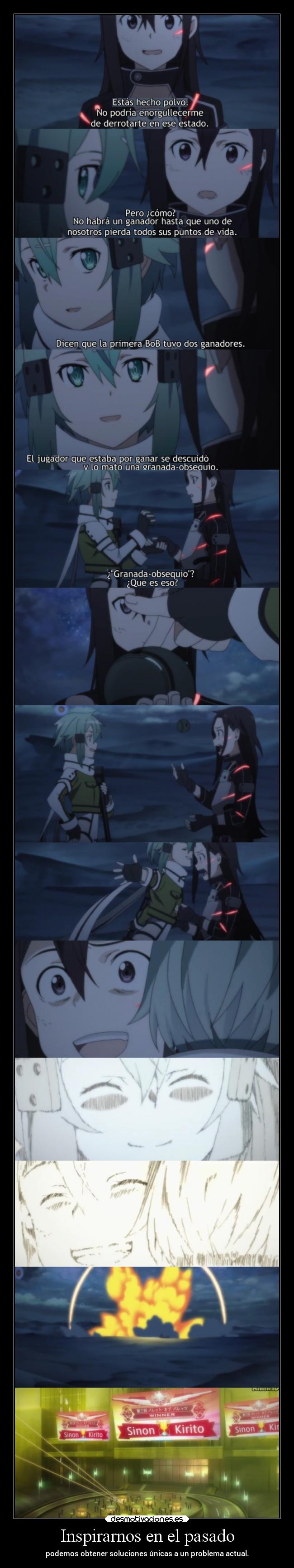 carteles pasado anime pasado projectd solucion problema presente raptorhunters desmotivaciones