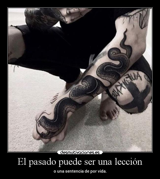 El pasado puede ser una lección - o una sentencia de por vida.