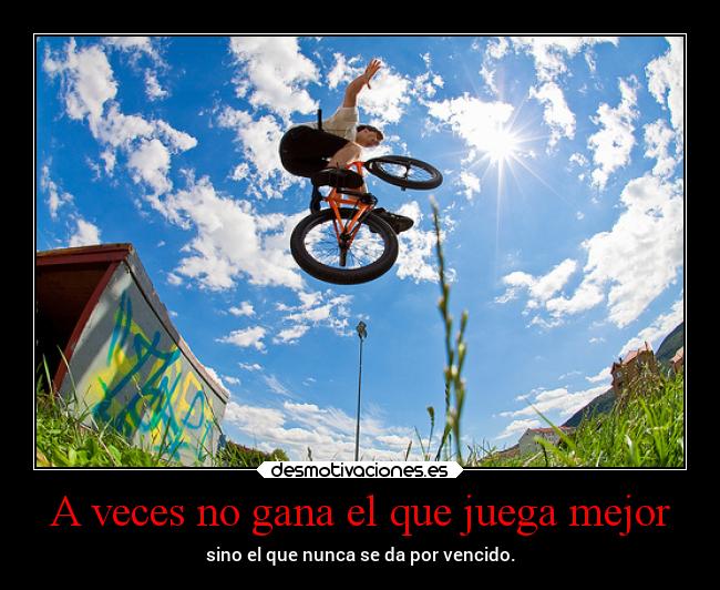 A veces no gana el que juega mejor -