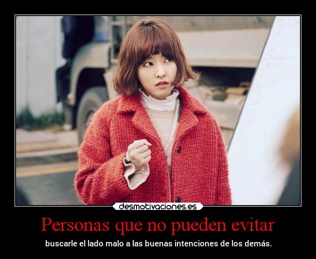 Personas que no pueden evitar -