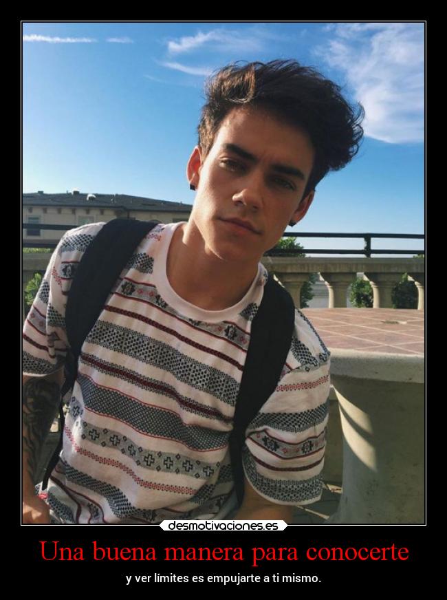 Una buena manera para conocerte -