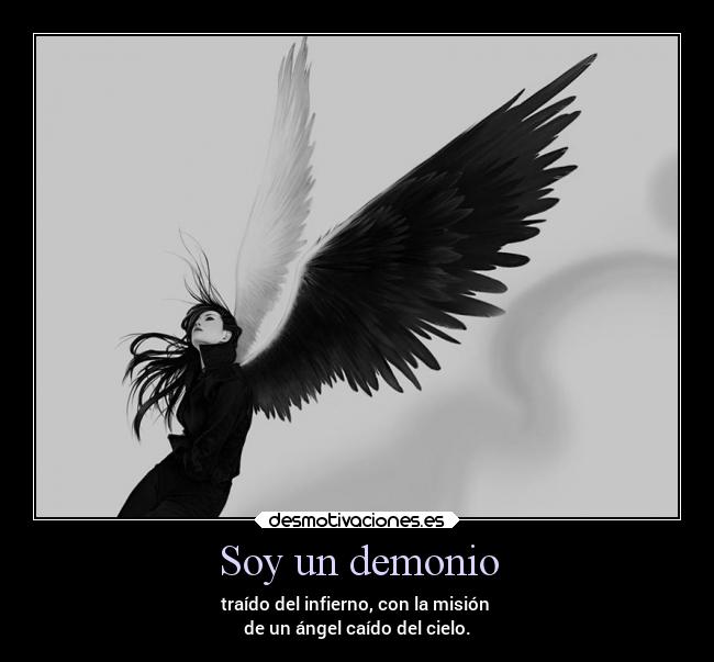 Soy un demonio -