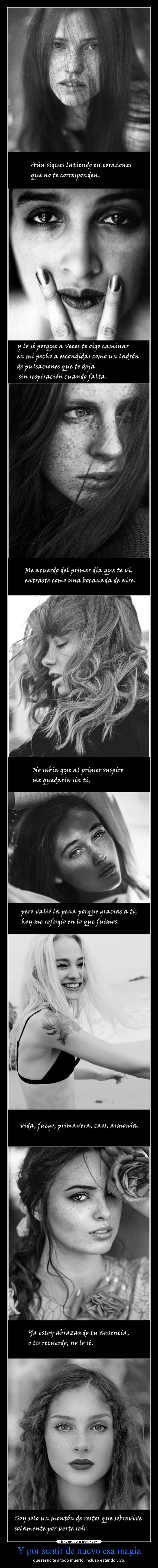 Y por sentir de nuevo esa magia -