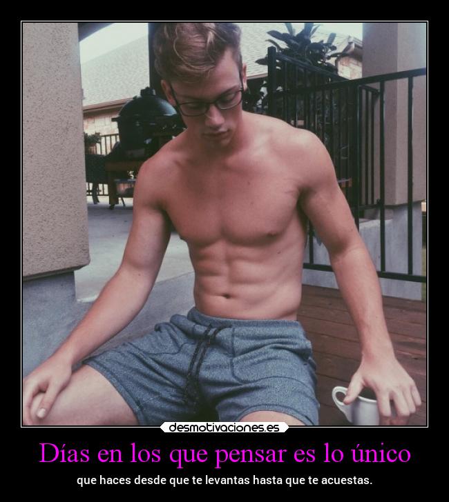 Días en los que pensar es lo único - 