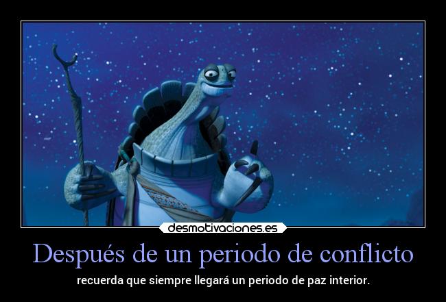 carteles vida paz interior kungfupanda maestro oogway alex vazquez999 buen camino buencamino desmotivaciones