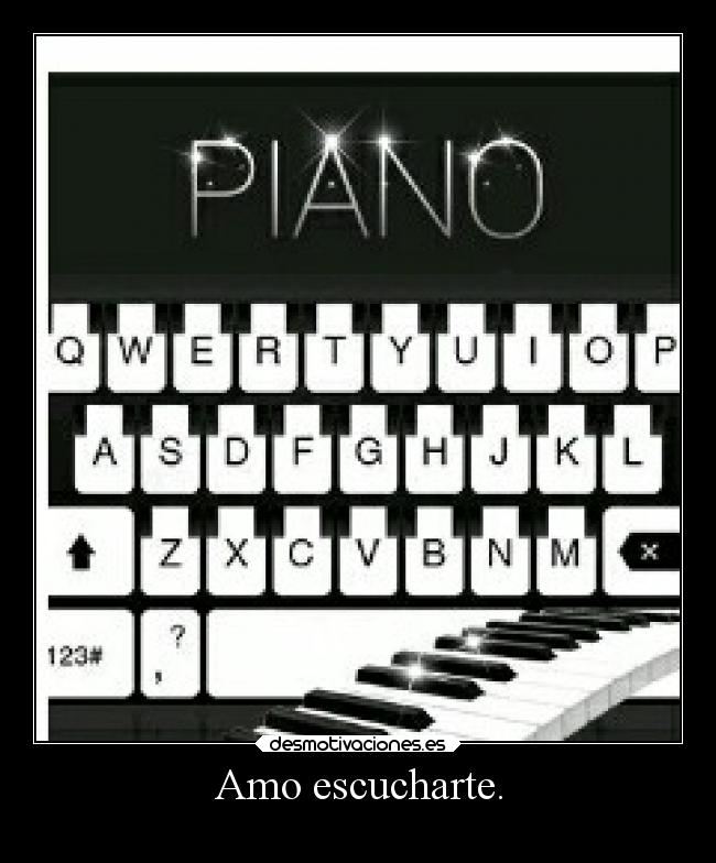 Amo escucharte. - 